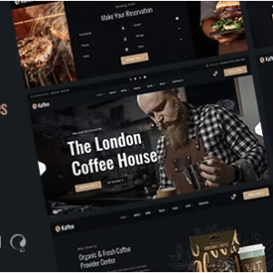 Kaffen - Restaurant & Cafe WordPress Theme download PLR