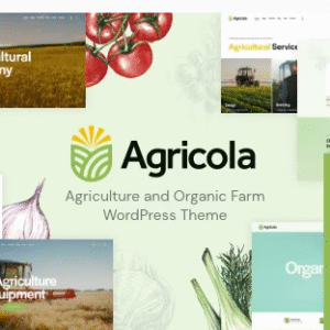 Agricola - Agriculture and Organic Farm WordPress Theme download PLR