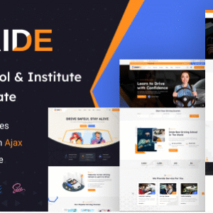 Dride - Driving School & Courses HTML Template download PLR