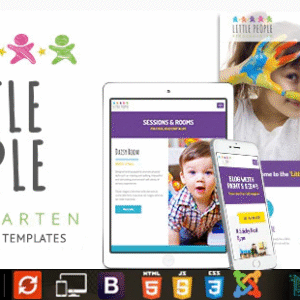 Little People | Kindergarten Joomla Template for PreScool and infants, PLR