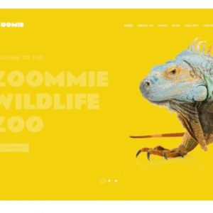 Zoomie - Wildlife Zoo Joomla Template download PLR