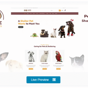 Kate - Pet Store and Pet Food Shopify Theme download PLR