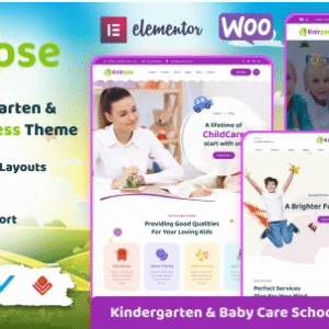 Knirpse – Kindergarten, Shool & Baby Care WordPress Theme download PLR