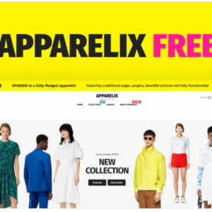Apparelix Free Shopify Theme download PLR