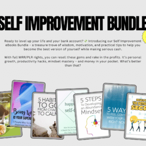 EBOOKS Self Improvement Bundle/750 Digital Books With Resell Rights PLR