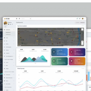 ECab - Taxi Admin Bootstrap Material Admin Template download PLR