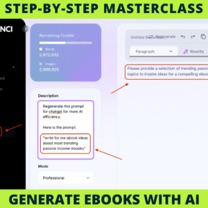 New Generate a complete eBook with AI PLR