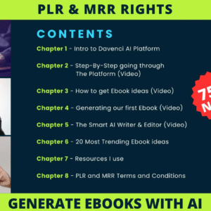New Generate a complete eBook with AI PLR