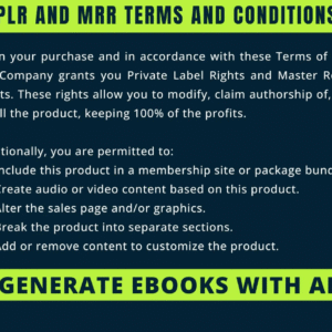 New Generate a complete eBook with AI PLR