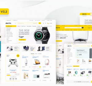 Electro Electronics Store WooCommerce Theme download PLR