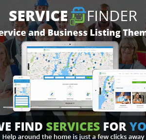 Service Finder - Provider and Business Listing WordPress Theme download PLR