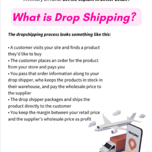 Dropshipping Business- How to Start Drop shipping PLR Ebook