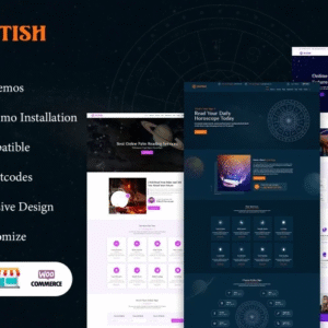 Jyotish - Horoscope and Astrology WordPress Theme download PLR
