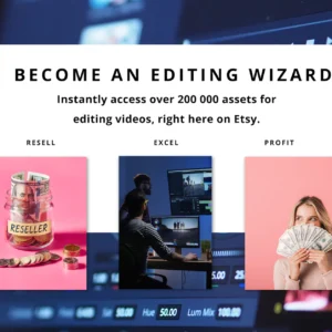 Over 100,000 Video Editing Assets Bundle 2.0 PLR