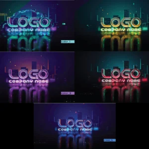 Cyberpunk Animated Logo Reveal  PLR