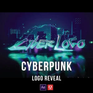 Cyberpunk Animated Logo Reveal  PLR