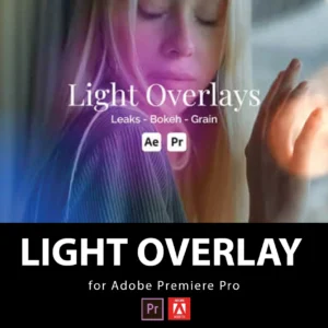 Lens Light Leaks and Bokeh Visual Effects Overlay PLR