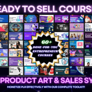 60+ PLR Video Courses Digital Product