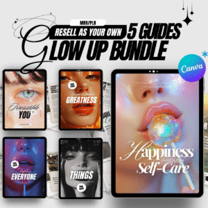 5 Done-for-You PLR Guides | MRR Glow Up Bundle
