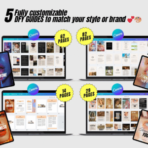 5 Done-for-You PLR Guides | MRR Glow Up Bundle