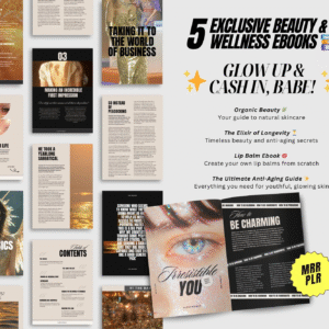 5 Done-for-You PLR Guides | MRR Glow Up Bundle