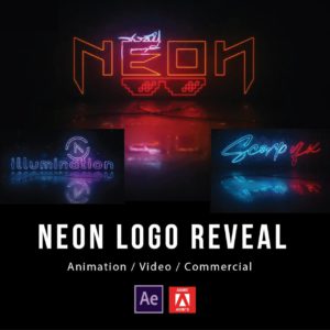 Neon Logo Reveal Video PLR