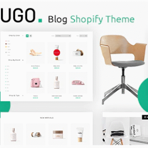 Ugo - Blog Shopify Theme download PLR